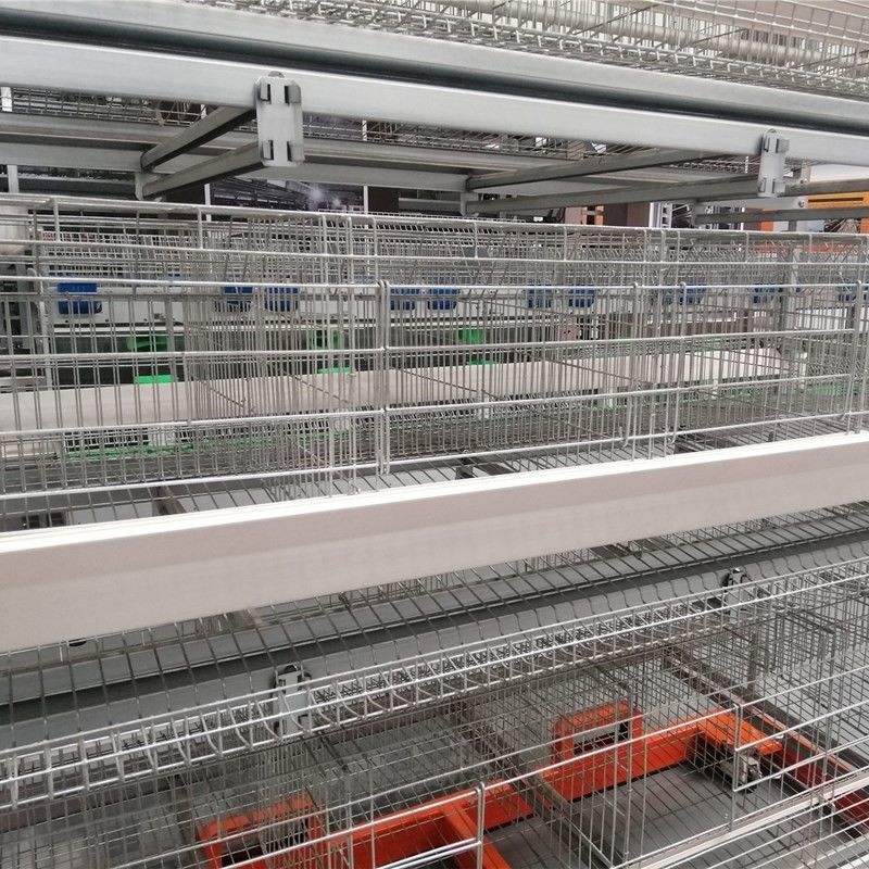 Les équipements U de ferme avicole de couche forment le système de cage de poulet de batterie de rangée du cadre 3 pour étendre des fermes d'oeufs