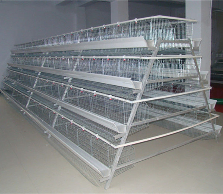 cage commerciale de volaille de poulet de cage de volaille de batterie de poulet de couche de 4tiers 128/160birds